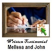 MELISSA AND JOHN