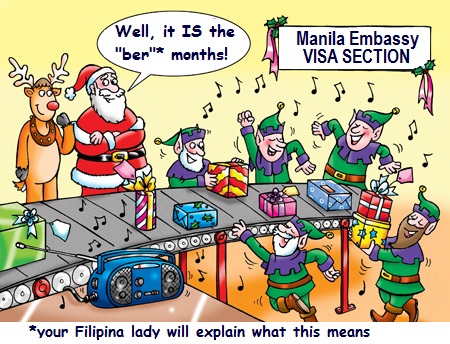 visa processing times in Manila change a lot during the year, but are fairly fast right now