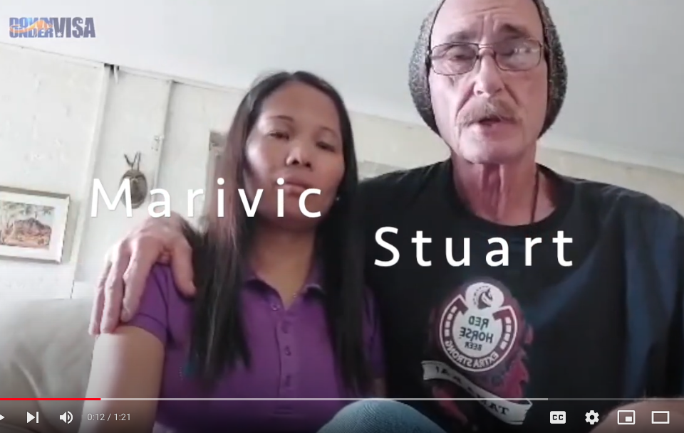 Stuart and Marivic – Happy Down Under Visa clients